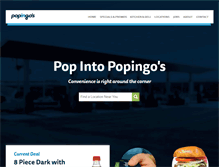 Tablet Screenshot of popingos.com